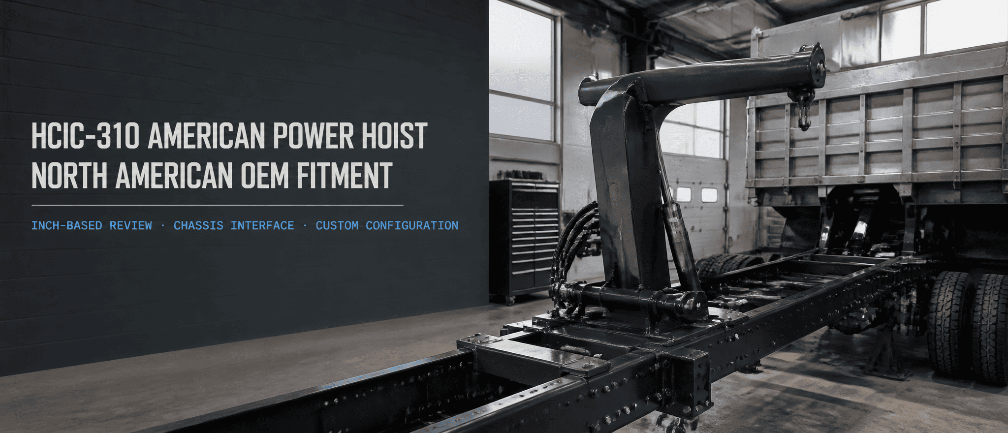 HCIC သည် Inch-Based Fitment အား ၎င်း၏ HCIC-310 American Power Hoist Resource ၏ ဗဟိုတွင် ထည့်သွင်းထားသည်။