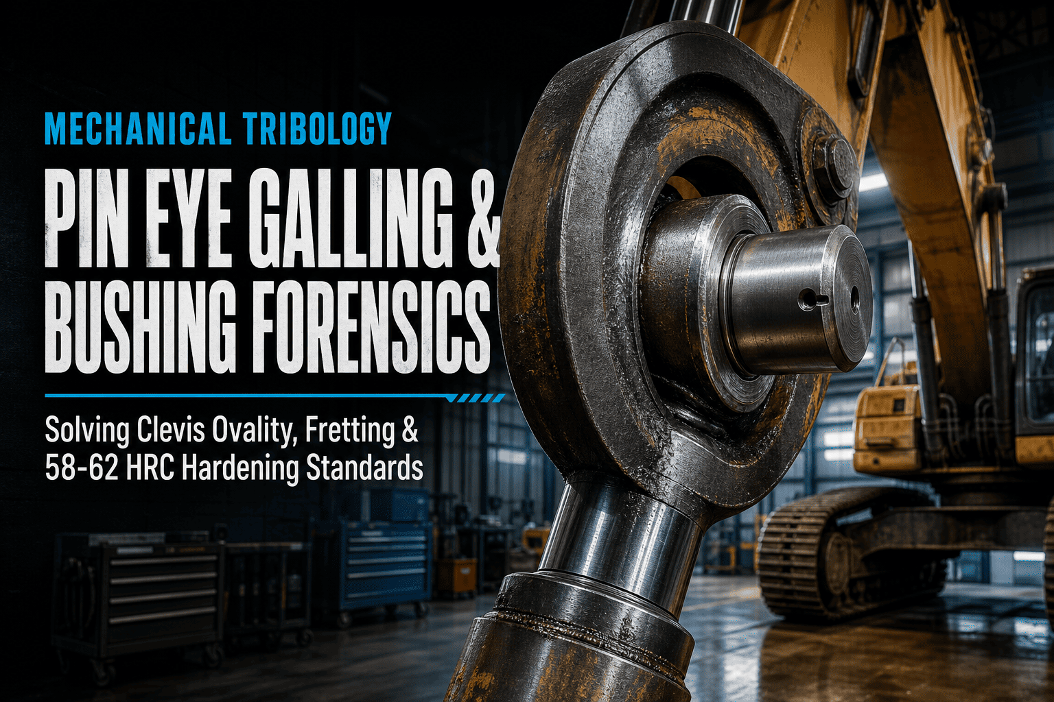 ဟိုက်ဒရောလစ်ဆလင်ဒါတပ်ဆင်ခြင်း Pin Eye and Bushing Failure- Galling, Fretting, and Ovality of Forensic Analysis of Forensic Analysis
